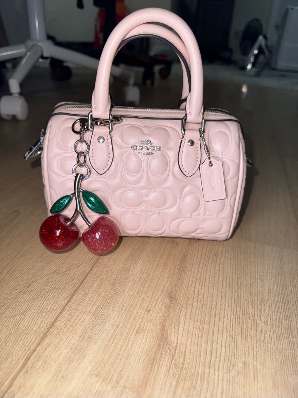 Coach Pink blush Mini Rowan - Picture 1 of 4